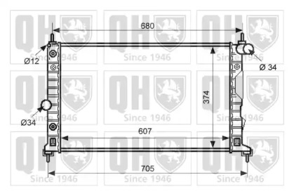 Теплообменник QUINTON HAZELL QER2498