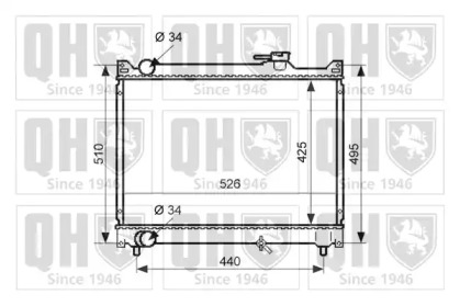 Теплообменник QUINTON HAZELL QER2504