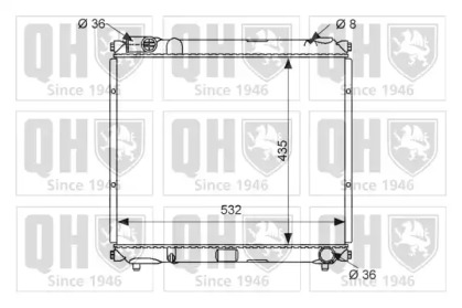 Теплообменник QUINTON HAZELL QER2508