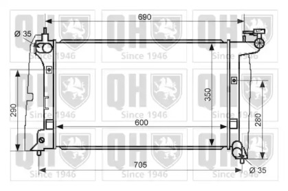 Теплообменник QUINTON HAZELL QER2515