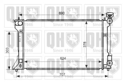 Теплообменник QUINTON HAZELL QER2520