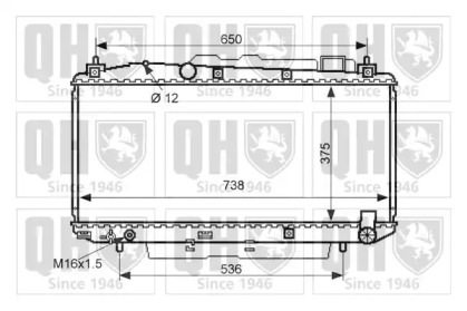 Теплообменник QUINTON HAZELL QER2521