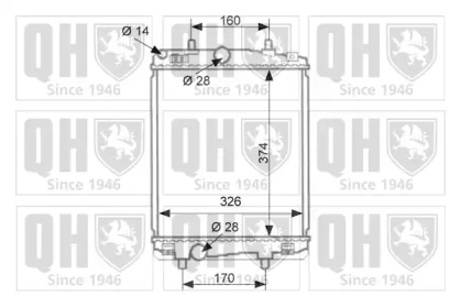 Теплообменник QUINTON HAZELL QER2522