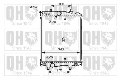 Теплообменник QUINTON HAZELL QER2525