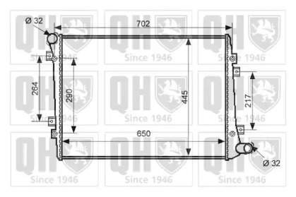 Теплообменник QUINTON HAZELL QER2535