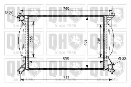 Теплообменник QUINTON HAZELL QER2536