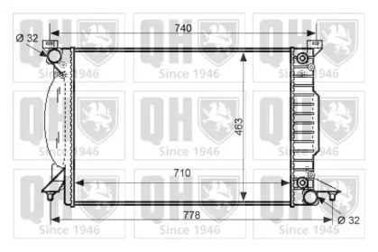 Теплообменник QUINTON HAZELL QER2538