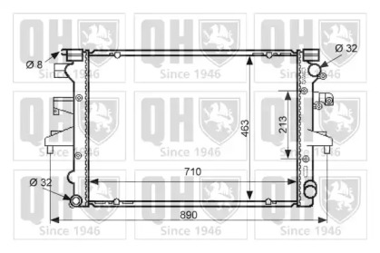 Теплообменник QUINTON HAZELL QER2539