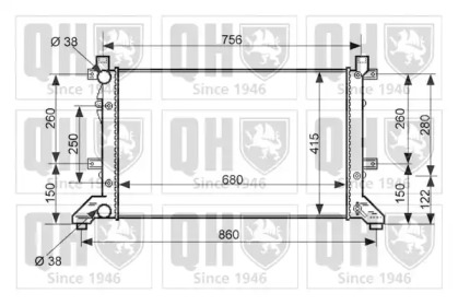 Теплообменник QUINTON HAZELL QER2541