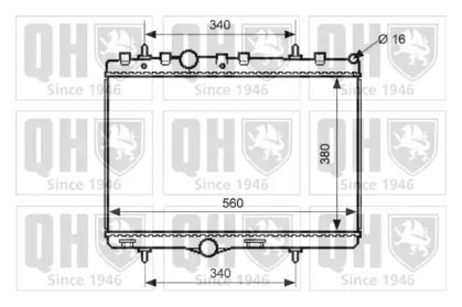 Теплообменник QUINTON HAZELL QER2545