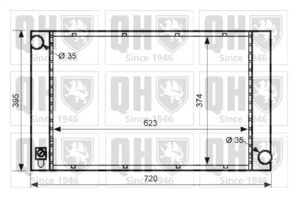 Теплообменник QUINTON HAZELL QER2553