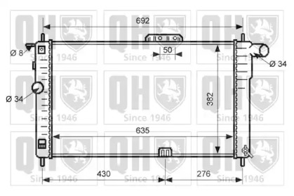 Теплообменник QUINTON HAZELL QER2557