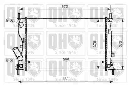 Теплообменник QUINTON HAZELL QER2563