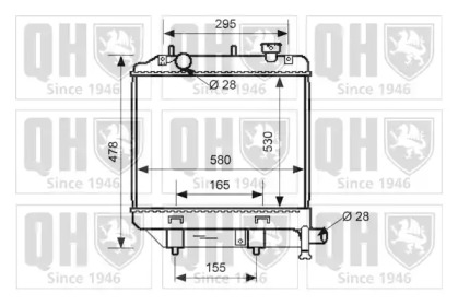 Теплообменник QUINTON HAZELL QER2569