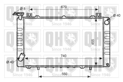 Теплообменник QUINTON HAZELL QER2570