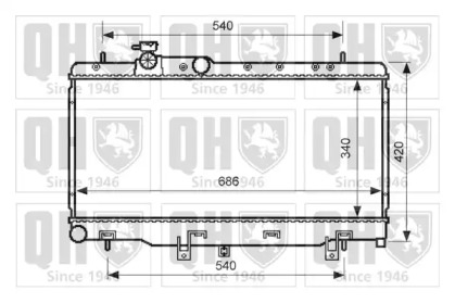 Теплообменник QUINTON HAZELL QER2574