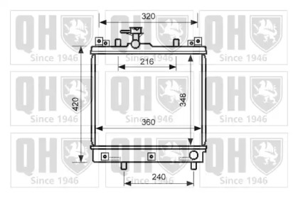 Теплообменник QUINTON HAZELL QER2578