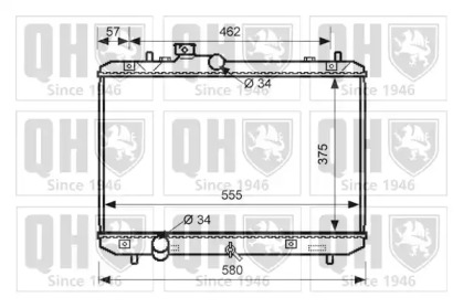 Теплообменник QUINTON HAZELL QER2579