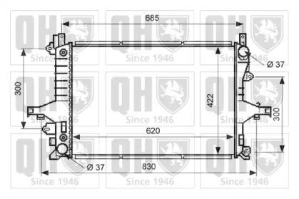 Теплообменник QUINTON HAZELL QER2584