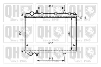 Теплообменник QUINTON HAZELL QER2586