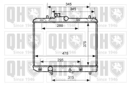 Теплообменник QUINTON HAZELL QER2609