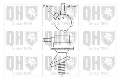 Топливный насос QUINTON HAZELL QFP17