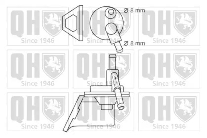 Топливный насос QUINTON HAZELL QFP6