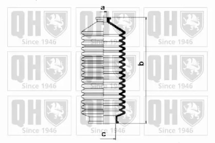 Комплект пыльника QUINTON HAZELL QG1224