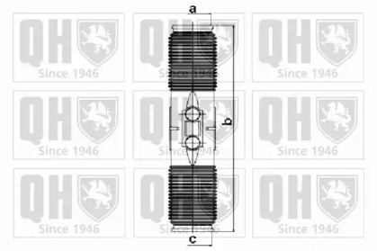 Комплект пыльника QUINTON HAZELL QG1259