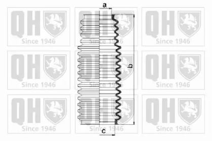 Комплект пыльника QUINTON HAZELL QG1380