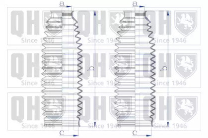 Комплект пыльника QUINTON HAZELL QG1582