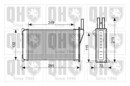 Теплообменник QUINTON HAZELL QHR2017