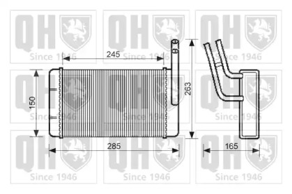 Теплообменник QUINTON HAZELL QHR2020