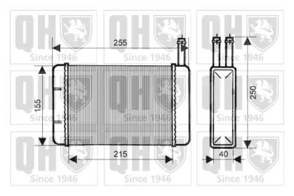 Теплообменник QUINTON HAZELL QHR2022