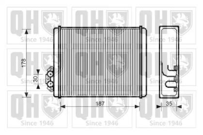 Теплообменник QUINTON HAZELL QHR2035
