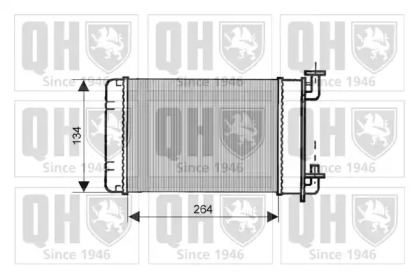 Теплообменник QUINTON HAZELL QHR2043