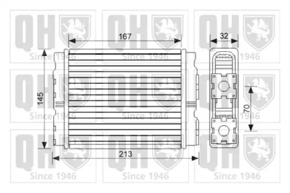 Теплообменник QUINTON HAZELL QHR2056