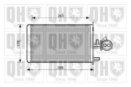 Теплообменник QUINTON HAZELL QHR2064
