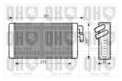 Теплообменник QUINTON HAZELL QHR2068