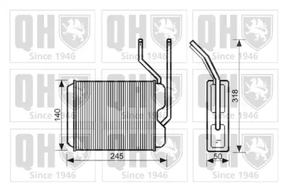 Теплообменник QUINTON HAZELL QHR2070