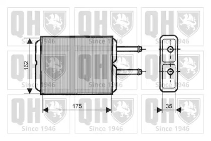 Теплообменник QUINTON HAZELL QHR2081