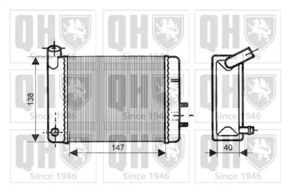 Теплообменник QUINTON HAZELL QHR2086