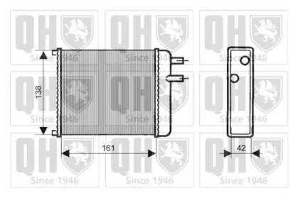 Теплообменник QUINTON HAZELL QHR2087