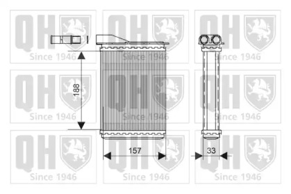 Теплообменник QUINTON HAZELL QHR2091