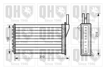 Теплообменник QUINTON HAZELL QHR2092