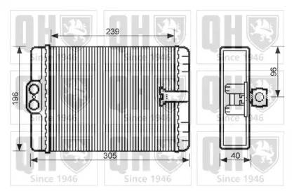 Теплообменник QUINTON HAZELL QHR2098