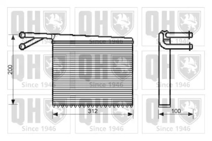 Теплообменник QUINTON HAZELL QHR2099
