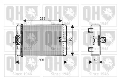 Теплообменник QUINTON HAZELL QHR2115