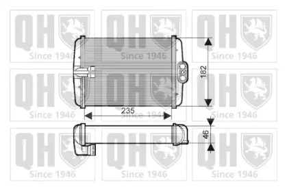 Теплообменник QUINTON HAZELL QHR2116