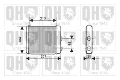 Теплообменник QUINTON HAZELL QHR2128